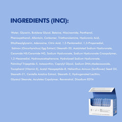 TRSTAY LUXE box label close-up highlighting Korean formulation and ingredient focus