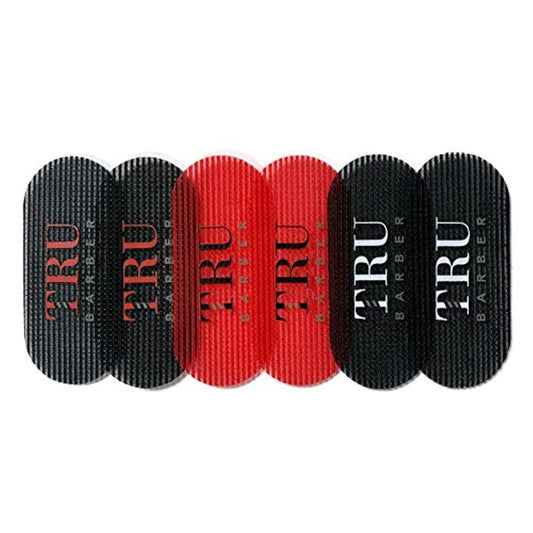 TRU BARBER front packaging showing 6-piece bundle, clear professional organization