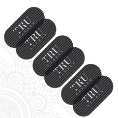 TRU BARBER front view of six hair clips showing durable hold
