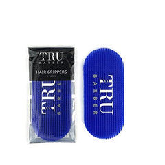 TRU BARBER gripper used by stylist in salon holding section for precise cutting benefit