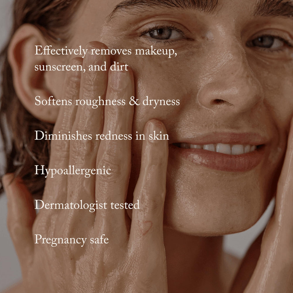 True Botanicals wooden scoop lifting balm to show easy application and portion control