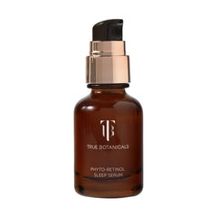 True Botanicals bottle front packaging showing brand and clean design benefits