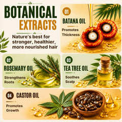 TRUÉ PURSUÉ batana oil ingredient bottle highlighting nourishment benefit