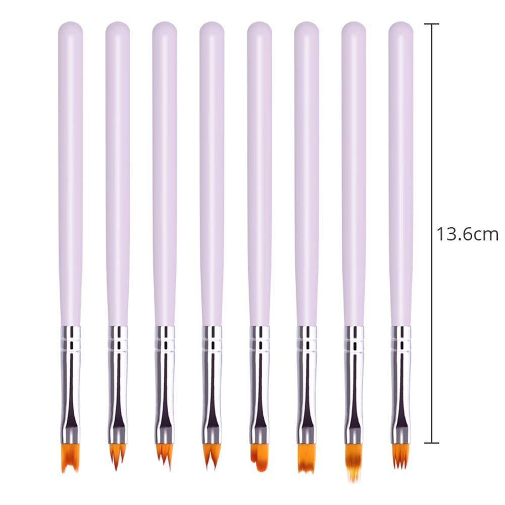 TRUEGOOD brush applying gradient gel demonstrating smooth blending and fine control