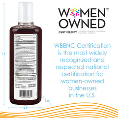 True+Real bottle beside common object showing 6 fl oz scale for sizing clarity