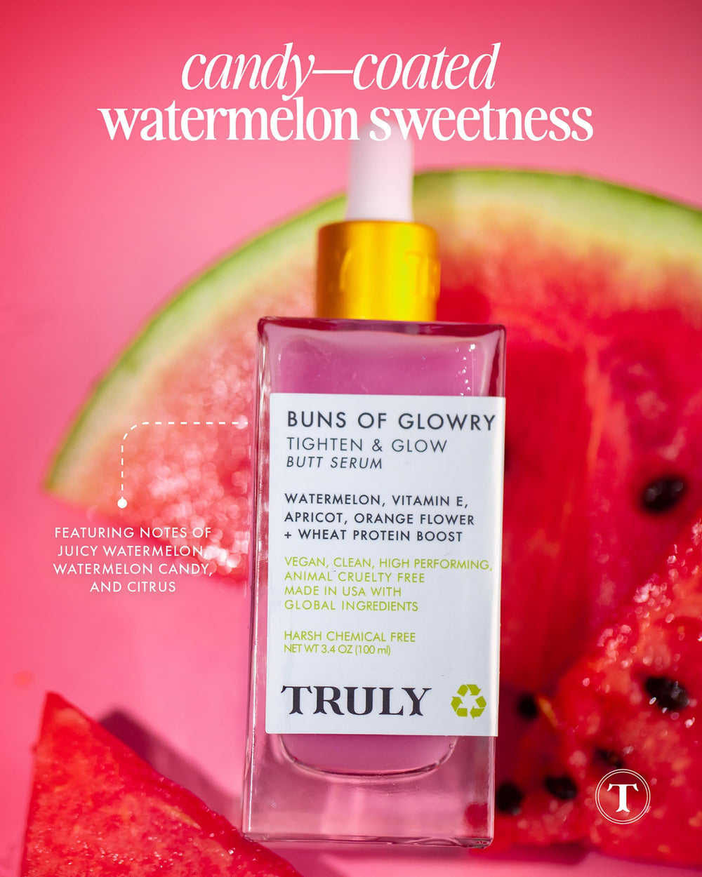 Truly pump close‑up highlighting precise dispensing and easy, mess‑free use