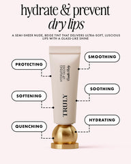 Truly Vanilla Baby applicator closeup illustrating smooth, non-sticky glide benefit