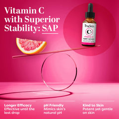 TruSkin serum applied on hand showing lightweight spread and hydration