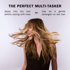 TRUSS before and after hair shine comparison showing improved gloss and frizz control