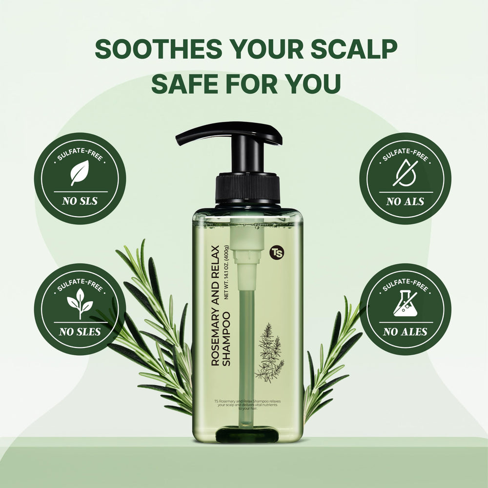 TS SHAMPOO creamy texture on hand showing hydrating, non-greasy feel