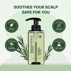 TS SHAMPOO creamy texture on hand showing hydrating, non-greasy feel