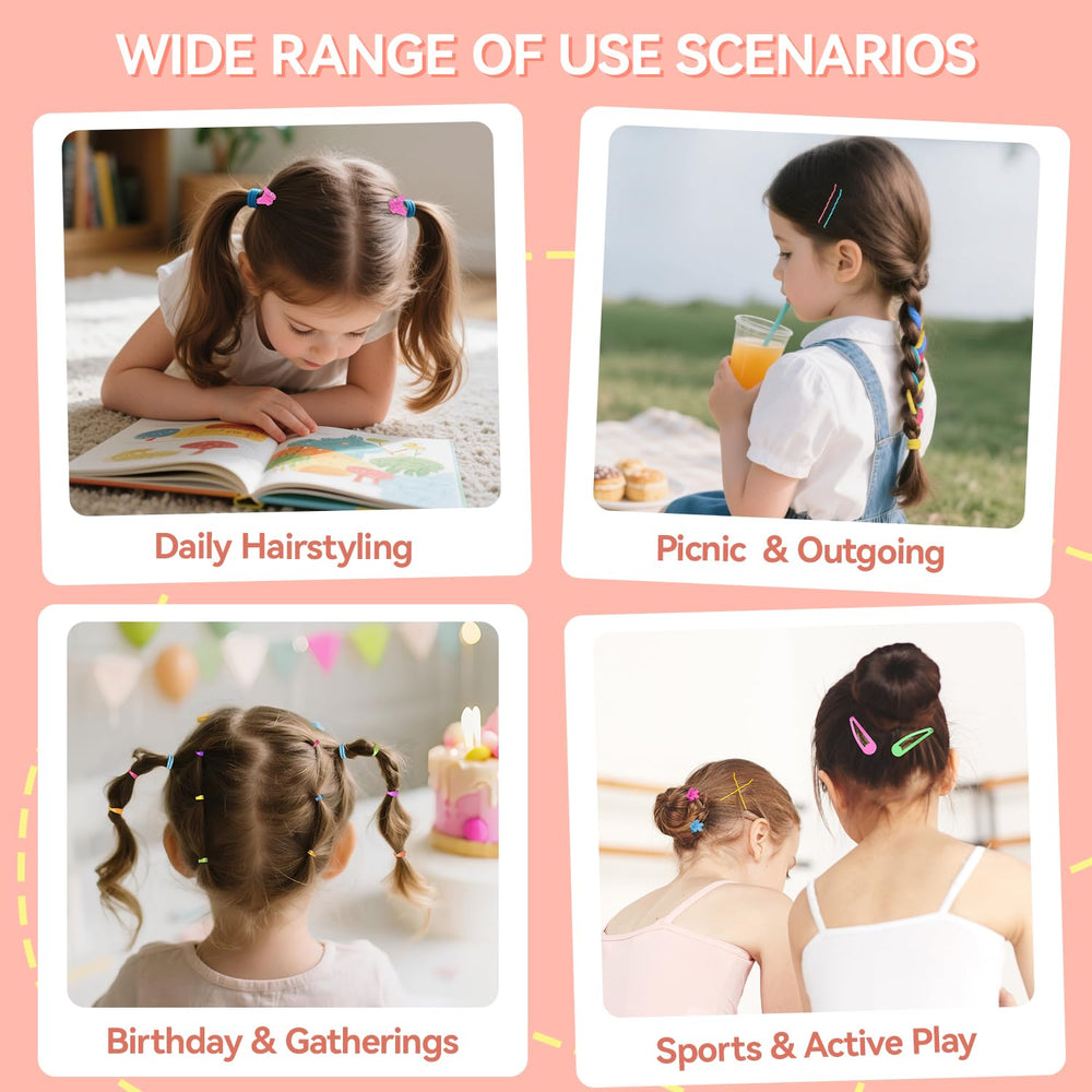 TsMADDTs in-use on a toddler ponytail showing secure, comfortable hold