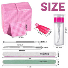 TsMADDTs at-home removal scene with kit on a table for easy salon-style care