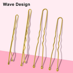 TsMADDTs U-shaped and straight bobby pins arranged to show size variety