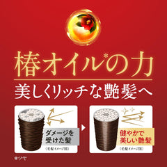 Tsubaki premium repair on shelf with packaging showing premium Japanese quality