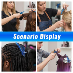 Tucnoeu clips securing wet hair during salon coloring for faster workflow