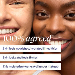 TULA label close-up listing prebiotics, peptides and squalane benefits