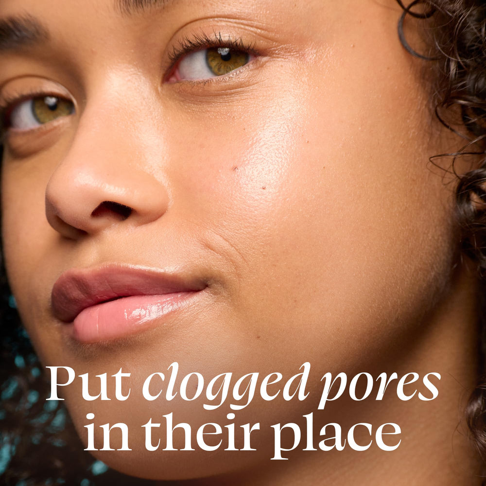TULA Clear Up gel texture close-up highlighting lightweight feel and gentle exfoliation benefit