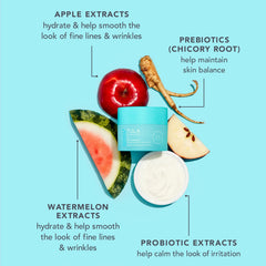 TULA prebiotic superblend ingredients detail highlighting microbiome-nourishing benefit