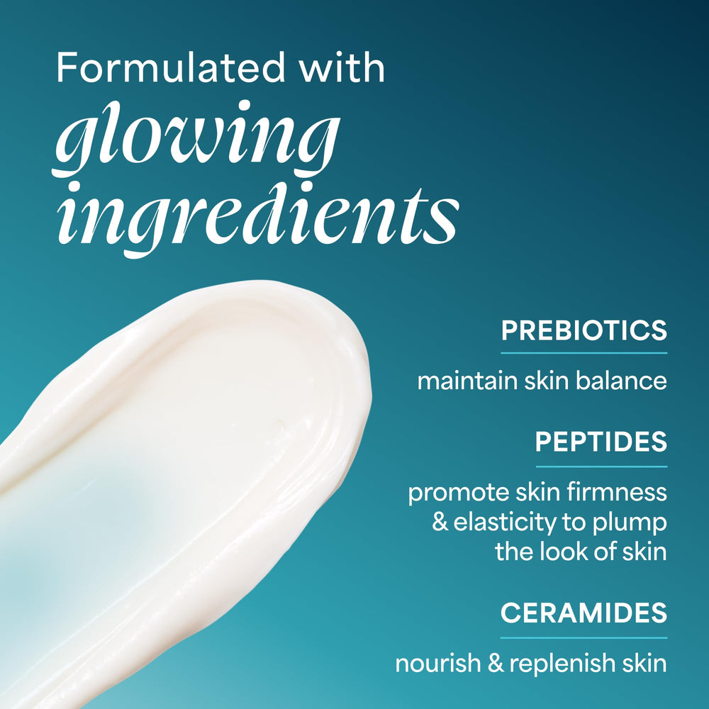 TULA moisturizer spread on hand showing quick absorption and glow