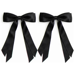 TULOBI front view black bow showing elegant shape and instant polish