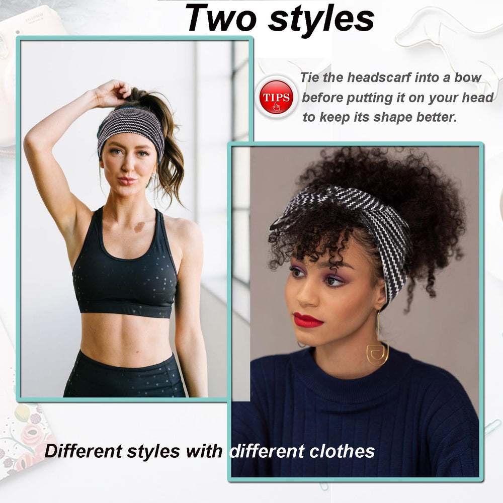 TuTive knotted headband detail top view showing secure knot and stylish boho accent