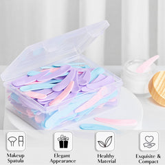 TUZAZO assorted pink blue purple spatulas visible, easy product organization