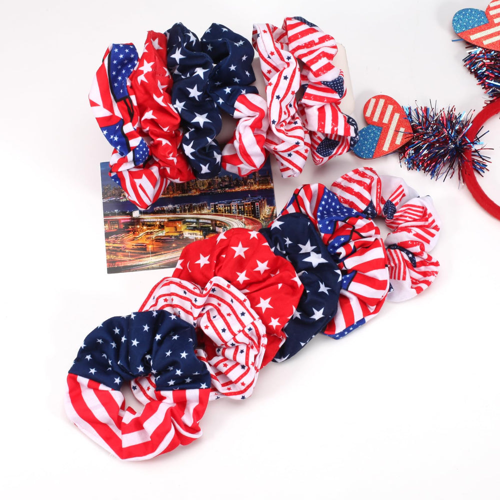 Twinfree close-up of flag patterns highlighting fabric texture and vibrant colors