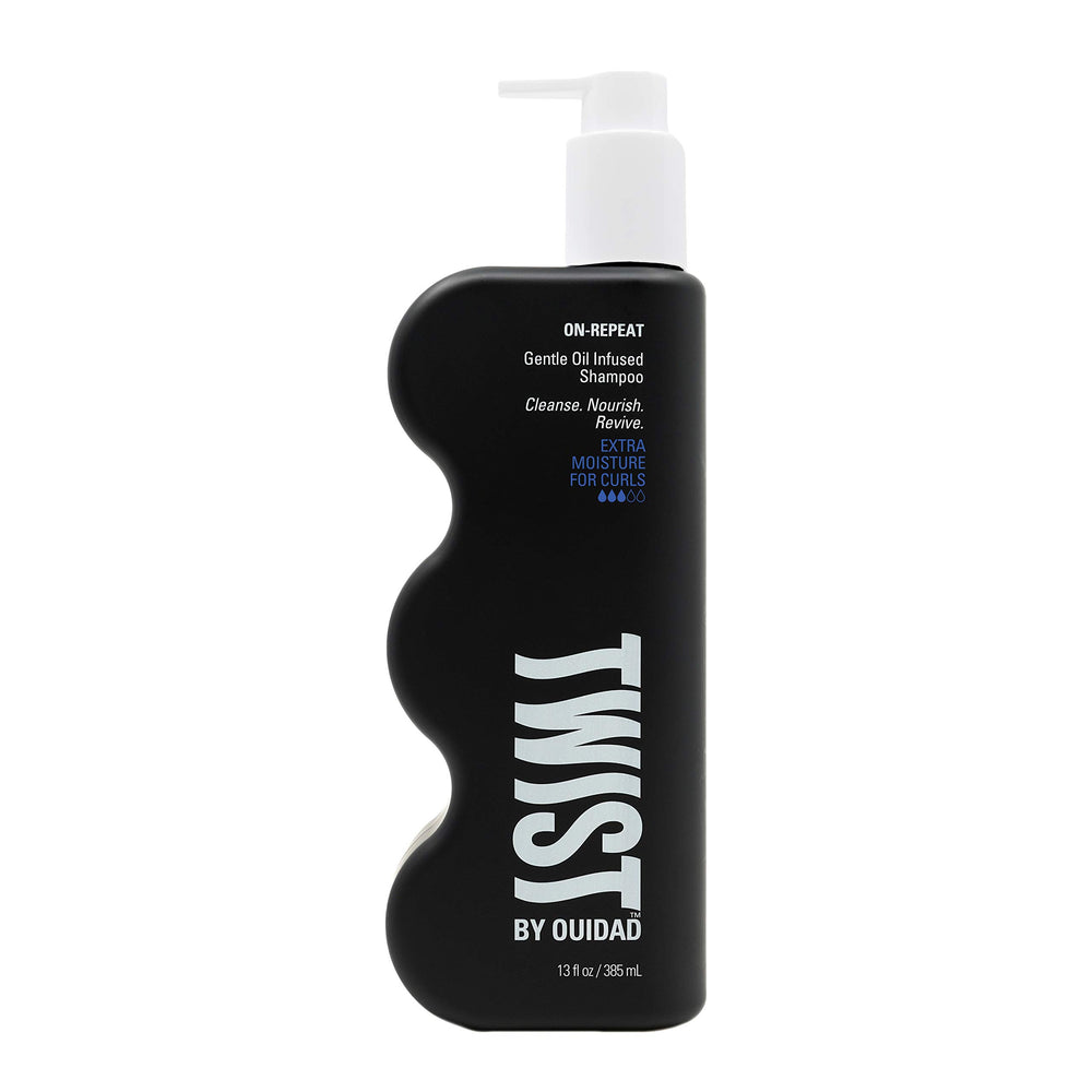 TWIST front bottle view showing label and 13-ounce size benefits hydration
