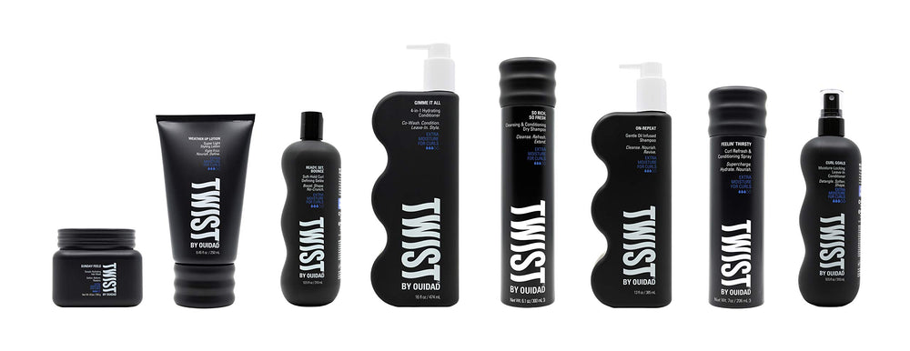 TWIST pump detail highlighting easy dispensing and controlled product use