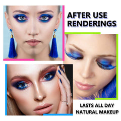 TWLBXMG lashes before and after showing added volume