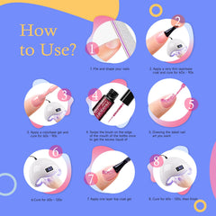 TWOEIGHT finished party manicure showcasing sparkling nails that catch bright lights