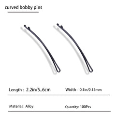 Twoheadpig close-up of curved bobby pin tip protecting scalp and preventing snags