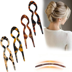Twoheadpig front packaging showing four prestige French hair pins and compact carry benefit