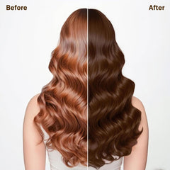 TYAYW application on dry hair with gloves, demonstrates easy at-home use