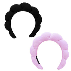 TYSSELY front view headband showing plush shape and easy wear benefit