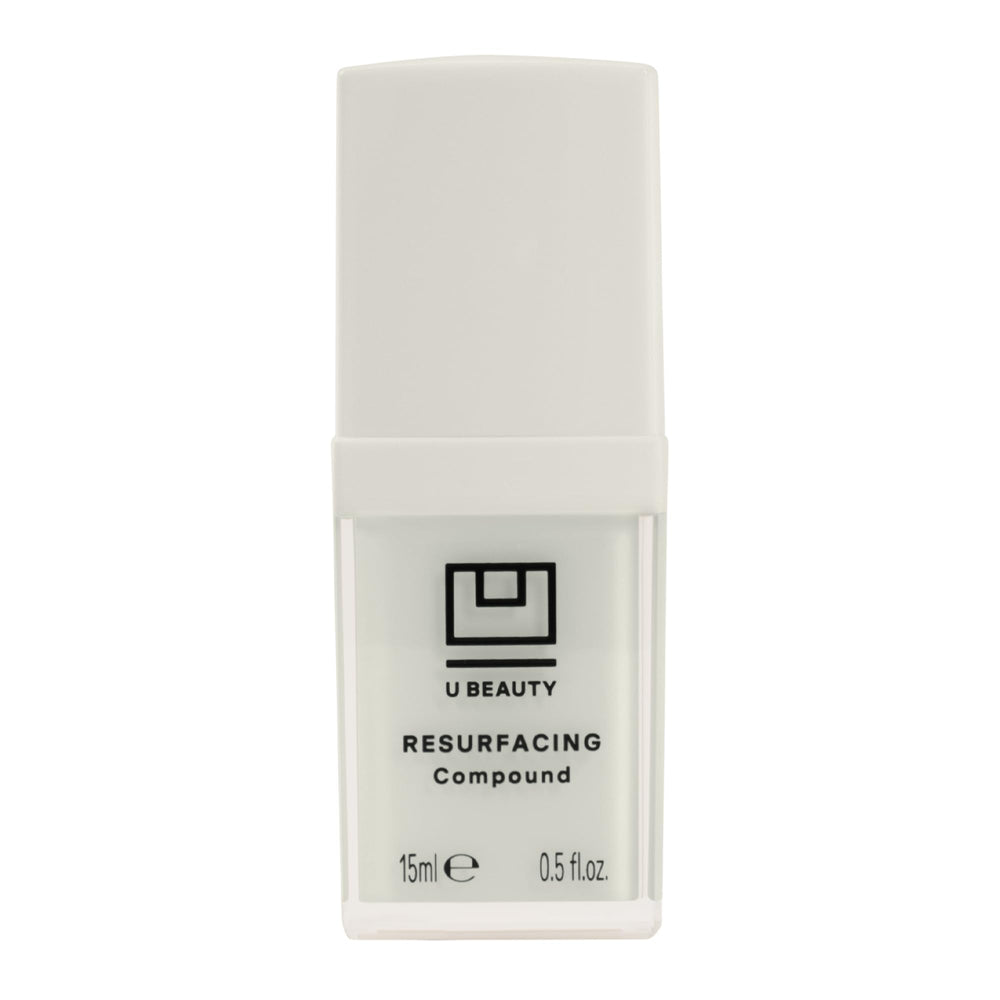 u beauty front bottle showing compact 0.5 fl oz size and premium design benefit