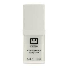 u beauty front bottle showing compact 0.5 fl oz size and premium design benefit