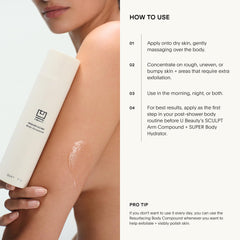Product held in hand to show 6.7 fl oz scale, conveys accurate sizing