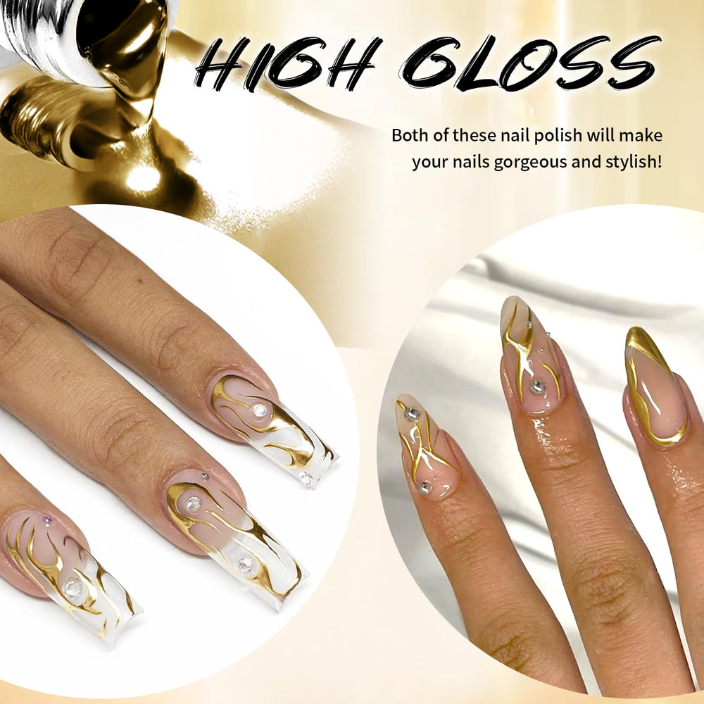 U-Shinein close-up brush fine tip enabling precise striping