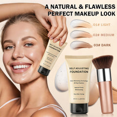 UAOE lifestyle on vanity next to mirror showing everyday wearable glow benefit