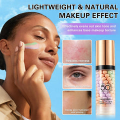 UAOE primer being applied to face for an even, matte-ready makeup base