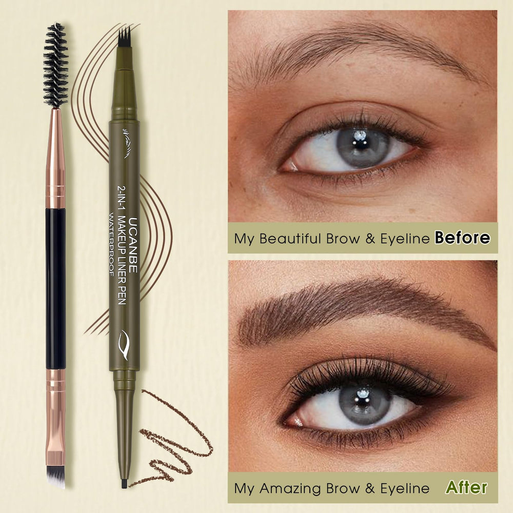 UCANBE close-up of 4-fork tip creating precise hair-like strokes