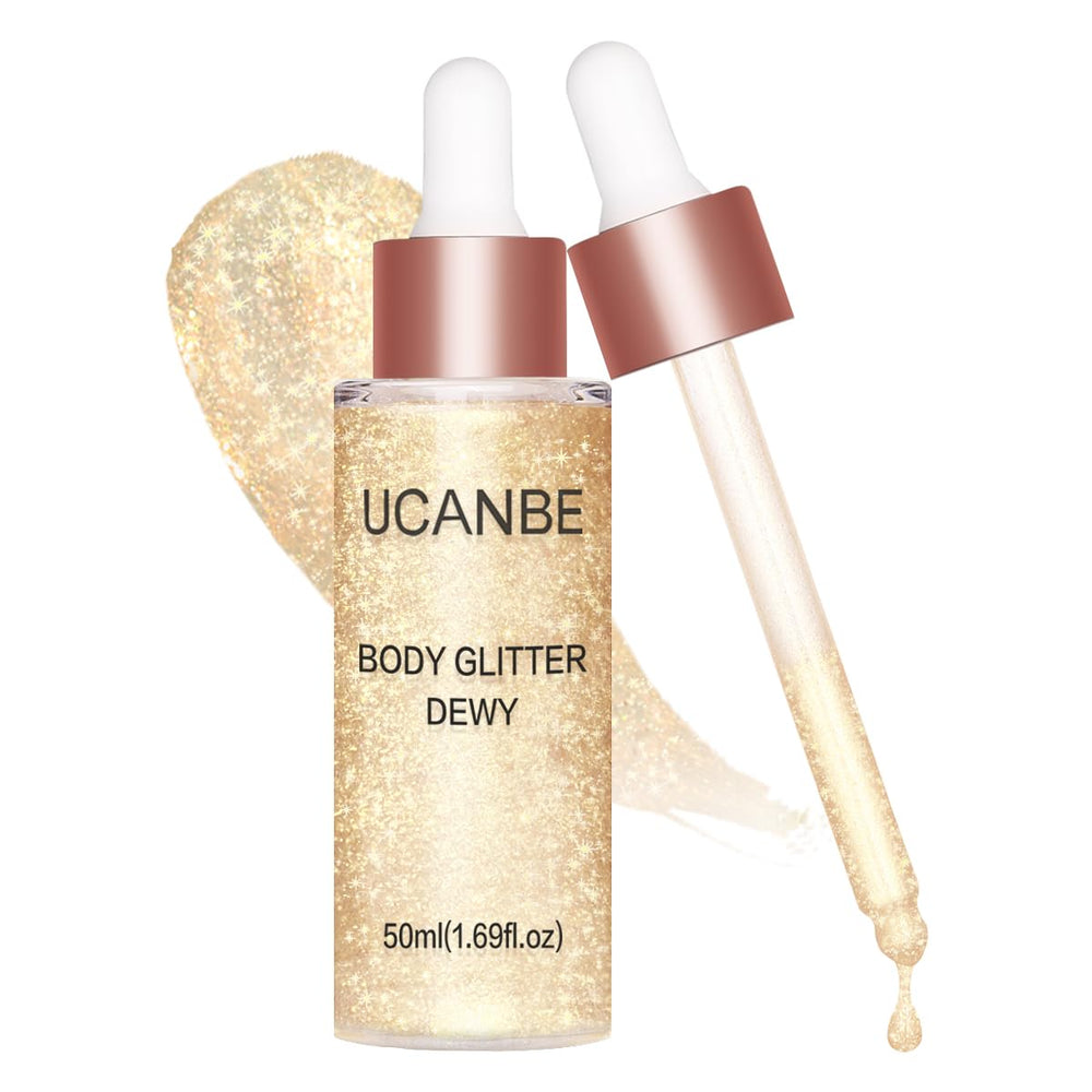 UCANBE front packaging showing champagne gold shade and glow benefit