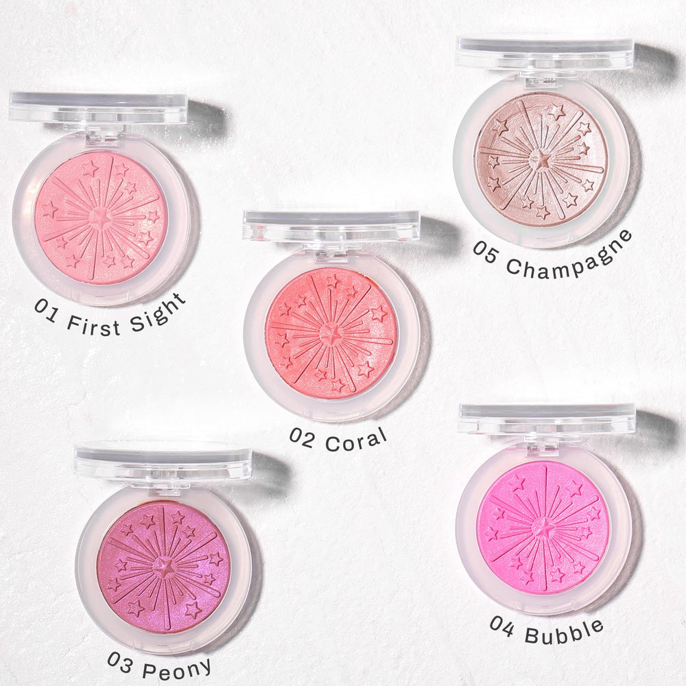 UCANBE close-up shimmer detail showing subtle light-reflecting particles for glow
