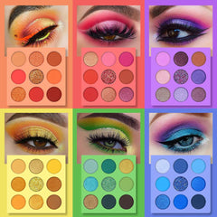 UCANBE closeup of color pans highlighting smooth texture and pigment