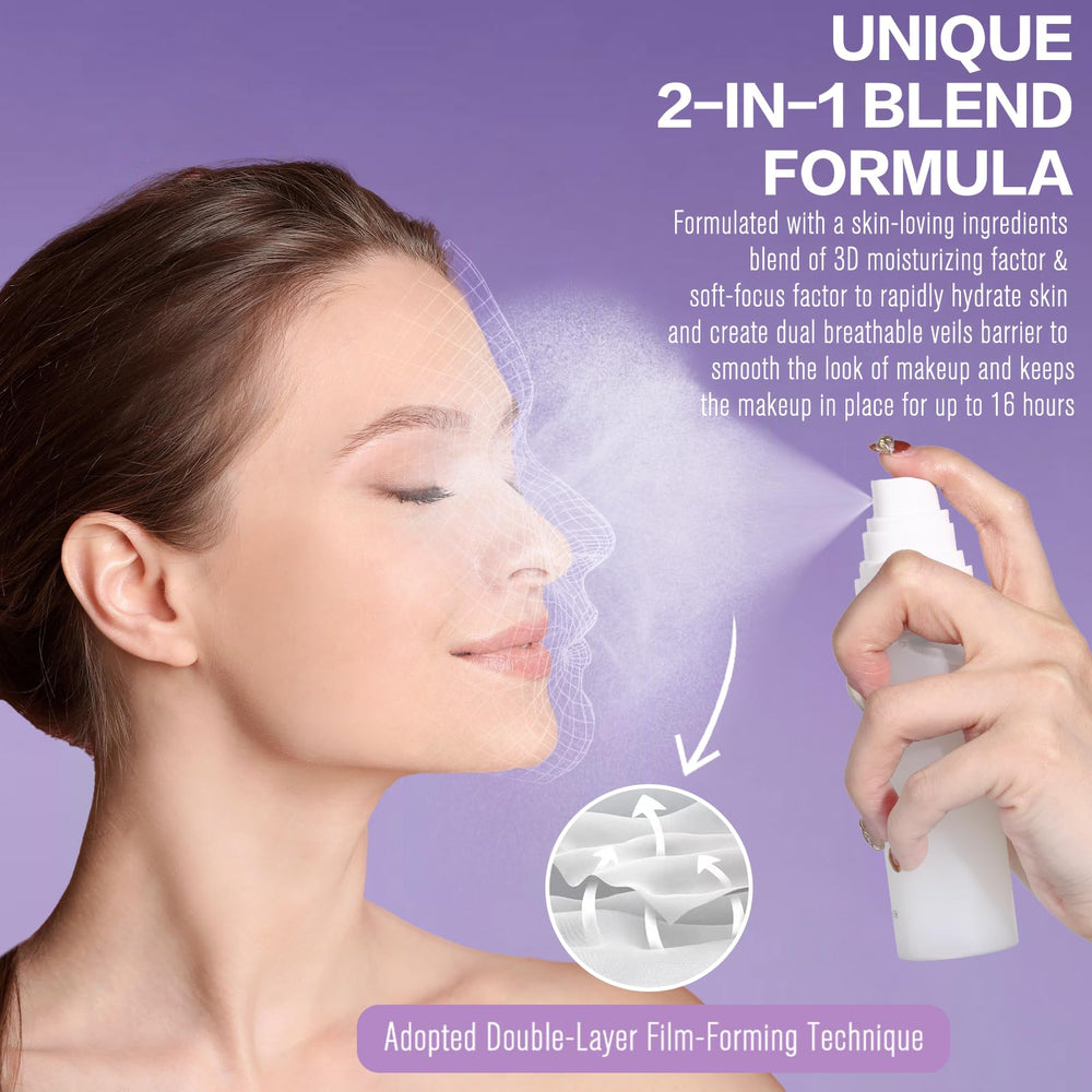 UCANBE being sprayed in X and T motion for even setting benefit