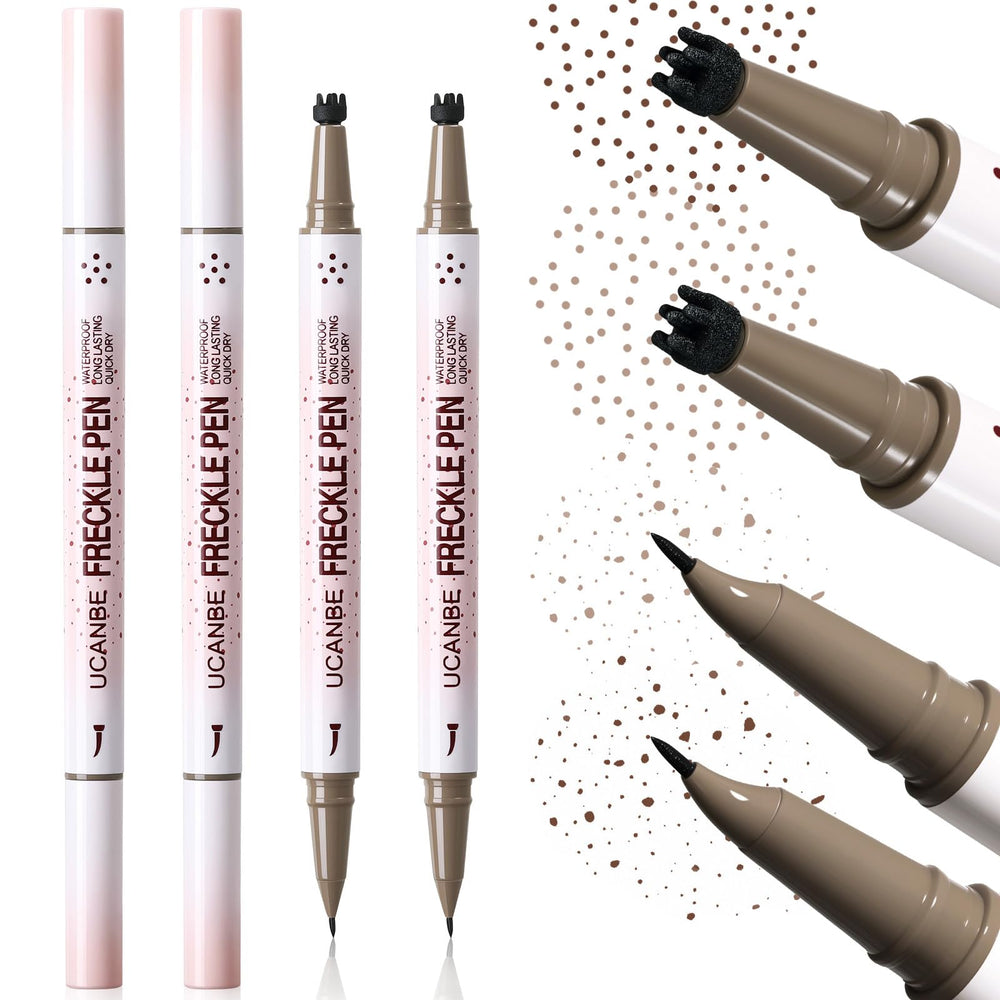 UCANBE dual-ended freckle pen front packaging showing both pens and shades