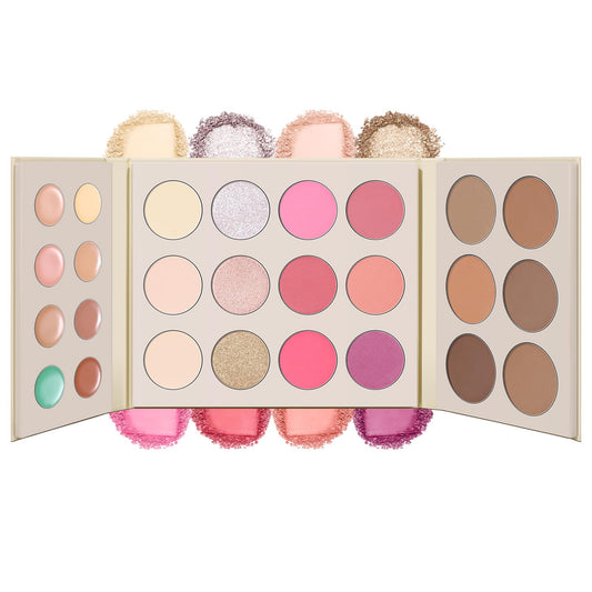 UCANBE front view of open palette showing full 26-color selection and versatility