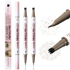 UCANBE front packaging showing both dual-ended freckle pens and benefits
